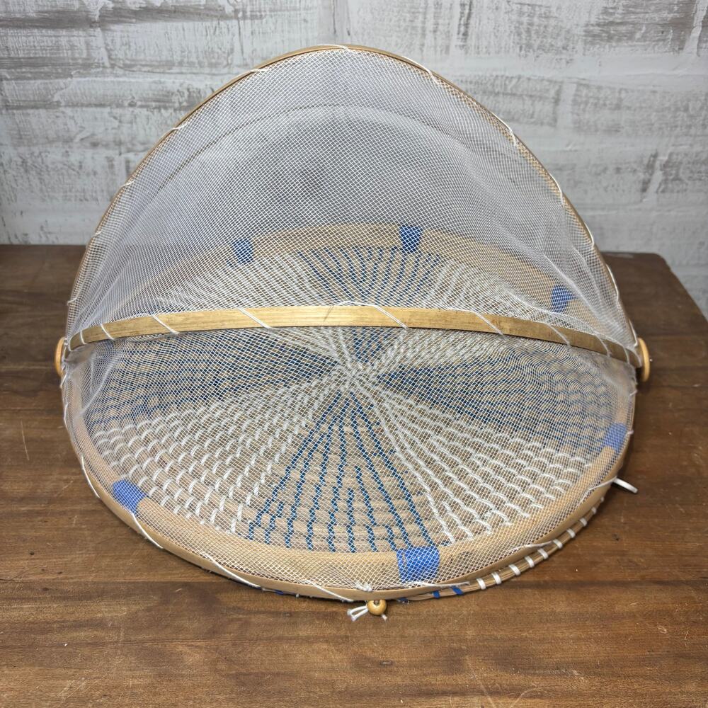 Woven Seagrass Food Tent Basket Tray